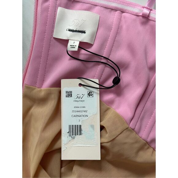 Cinq à Sept Jenna Strapless Ruffled Gown SIZE 2 - Picture 13 of 13